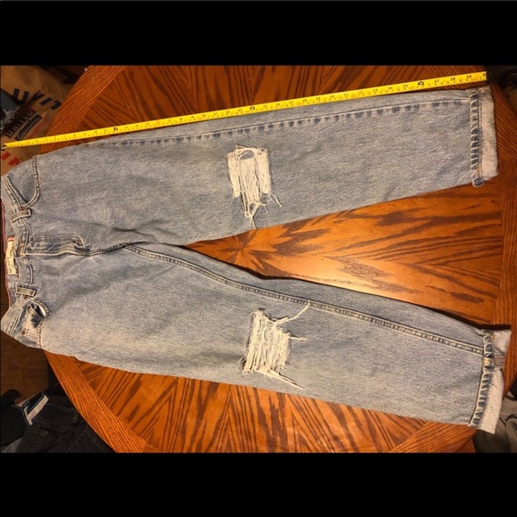 Levi's Denim - Vintage boyfriend jeans. Hand distressed.